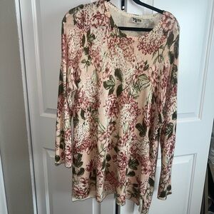 Show Me Your MuMu Floral Long Sleeve Sweater